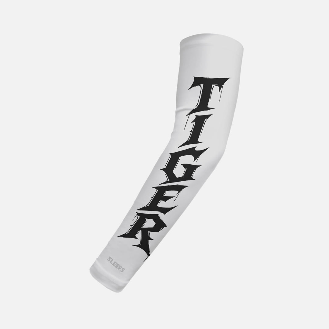 Tiger Razor Script Kids Arm Sleeve