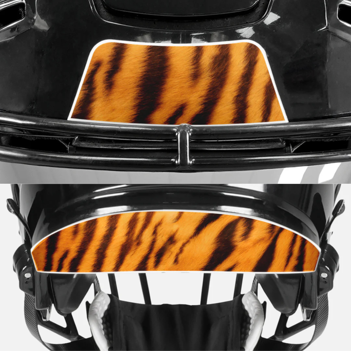 Tiger Fur Riddell Speedflex Front and Back Bumper Sticker Kit