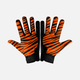 Tiger Stripes Sticky Kids Football Receiver Gloves