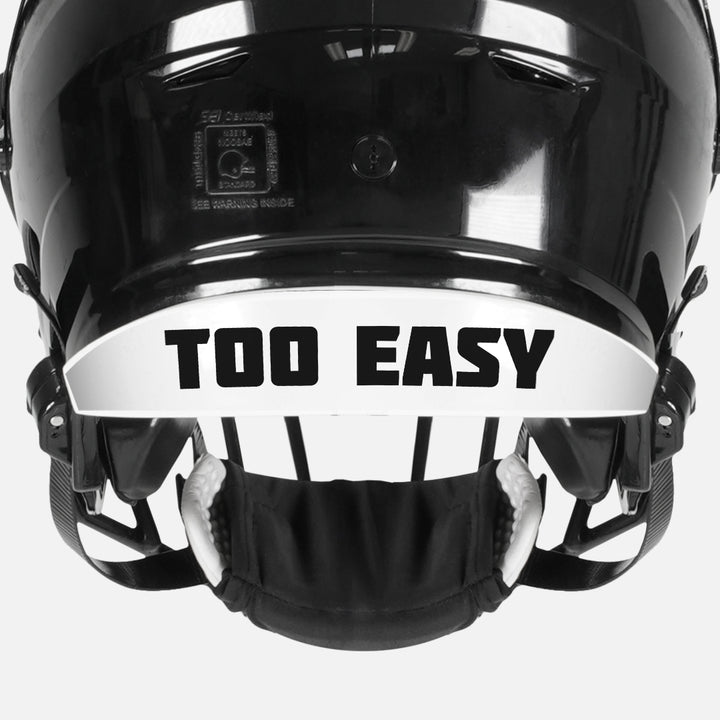 Too easy Riddell Speedflex Front and Back Bumper Sticker Kit