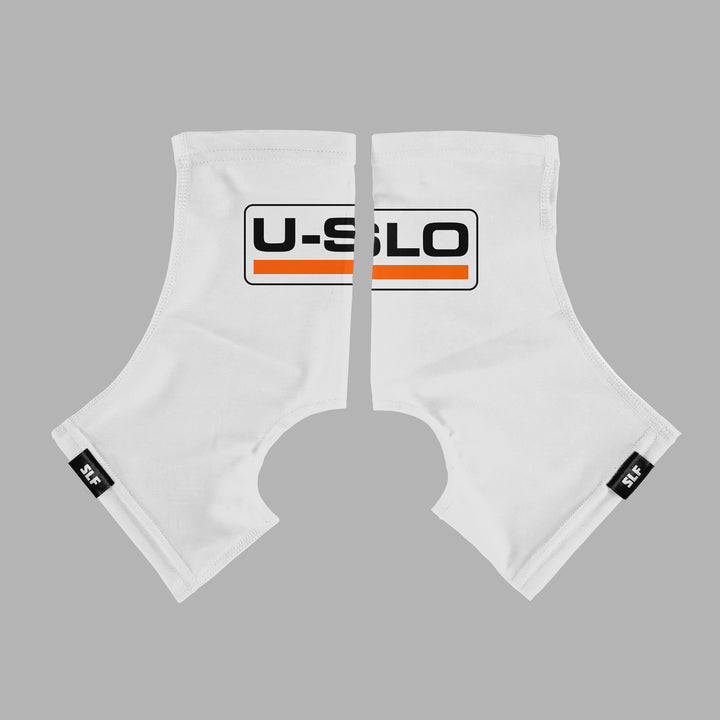 U-SLO White Spats / Cleat Covers