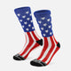 USA America Flag Crew Socks