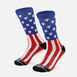 USA America Flag Crew Socks