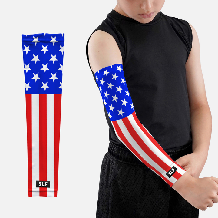 USA American Flag Kids Arm Sleeve