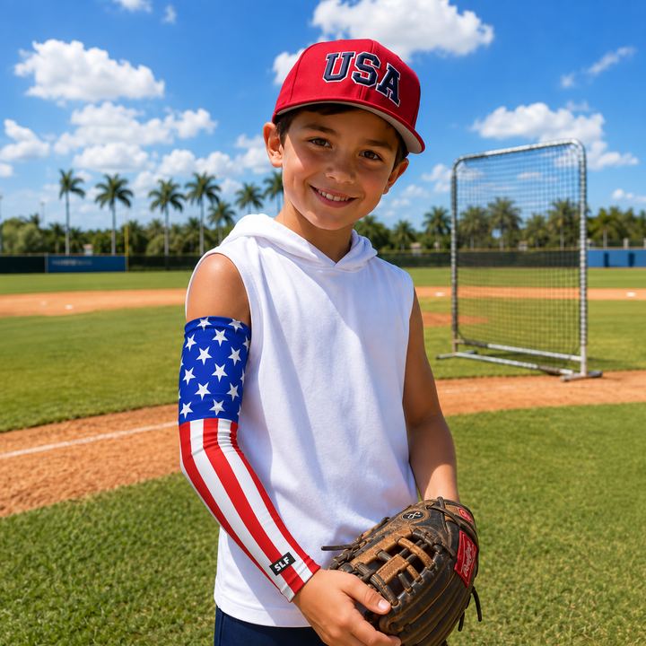 USA American Flag Kids Arm Sleeve