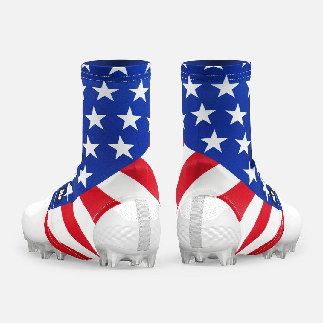 USA American Flag Spats / Cleat Covers
