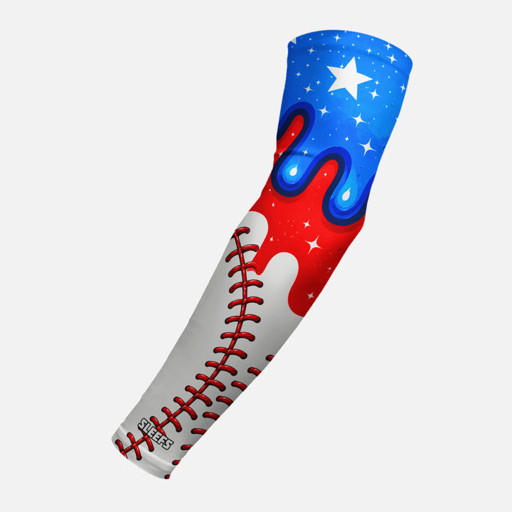 USA Baseball Patriot Stitch Arm Sleeve