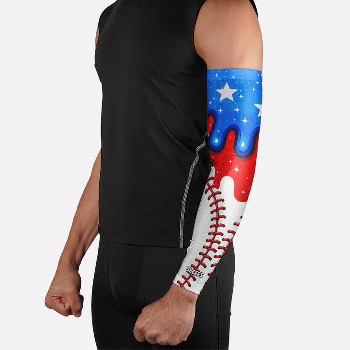 USA Baseball Patriot Stitch Arm Sleeve