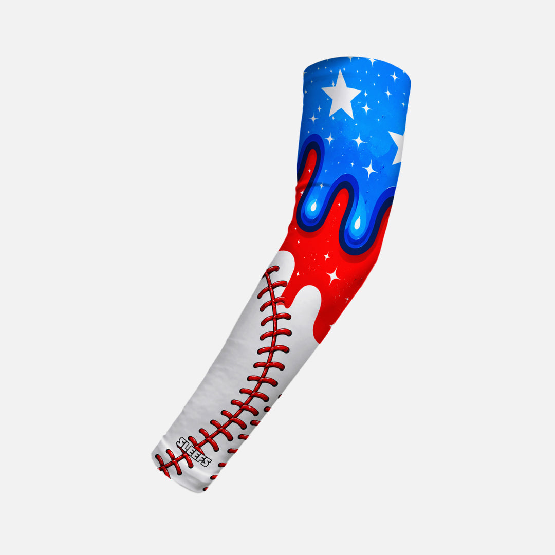 USA Baseball Patriot Stitch Kids Arm Sleeve
