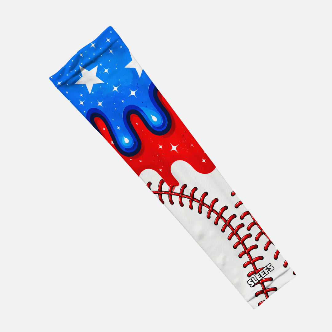 USA Baseball Patriot Stitch Kids Arm Sleeve