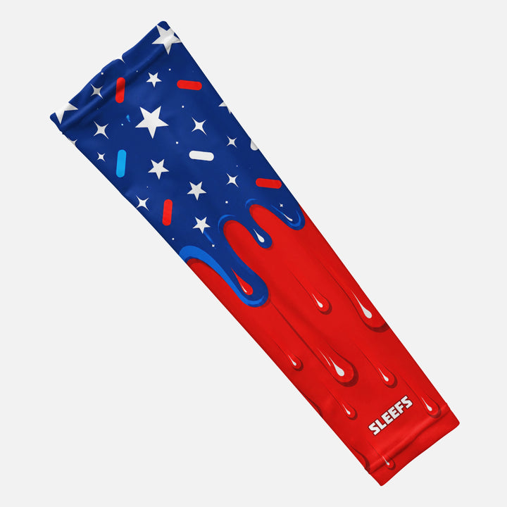USA Baseball Sprinkles Drip Arm Sleeve