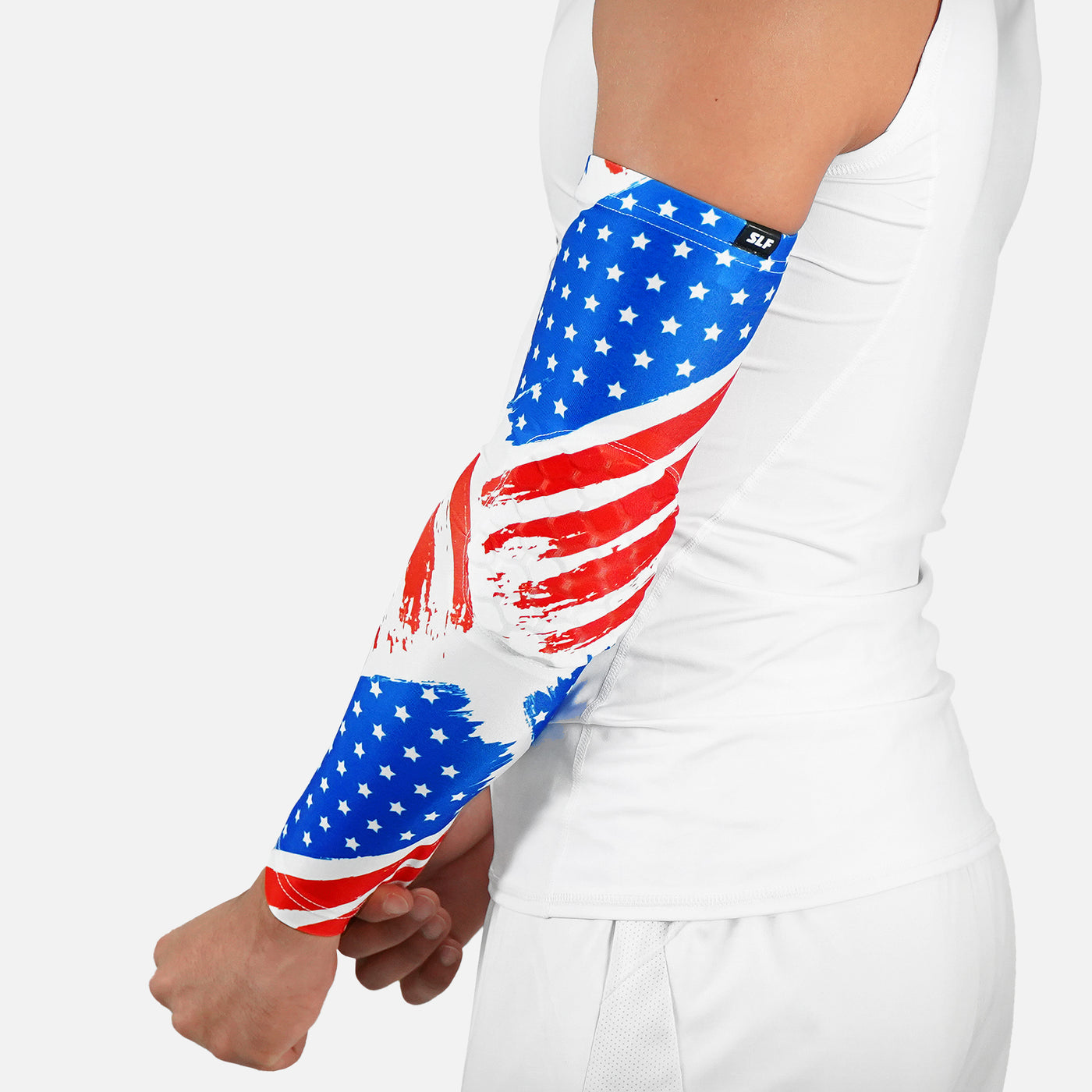 USA Brushed Flag Padded Arm Sleeve