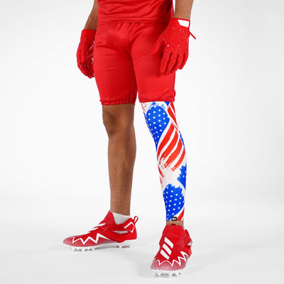 USA Brushed Flag Football Pro Leg Sleeve