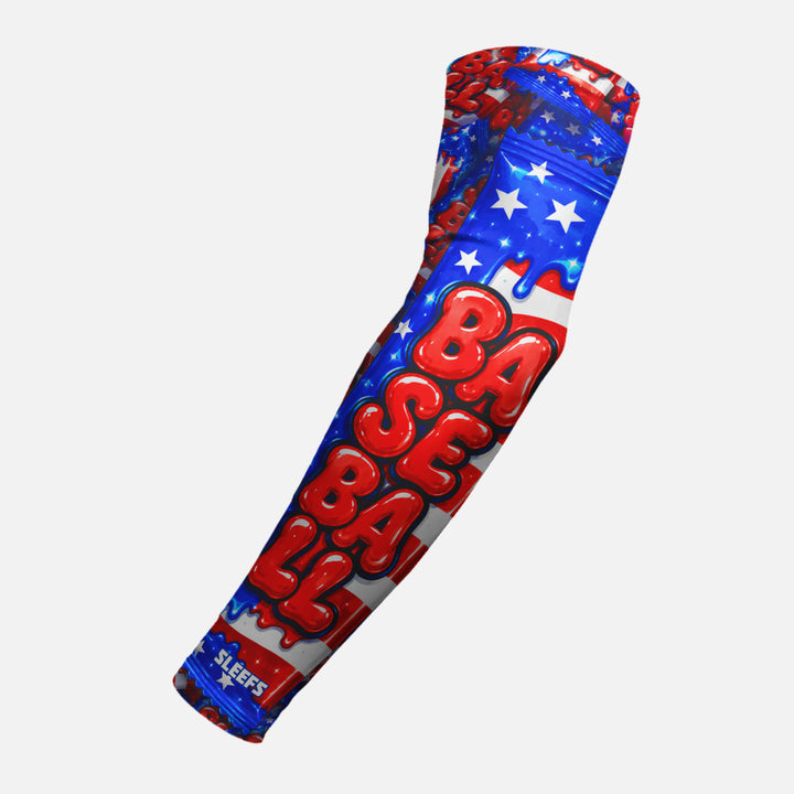 USA Bubblegum Baseball Arm Sleeve