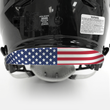 USA Flag Riddell Speedflex Front and Back Bumper Sticker Kit