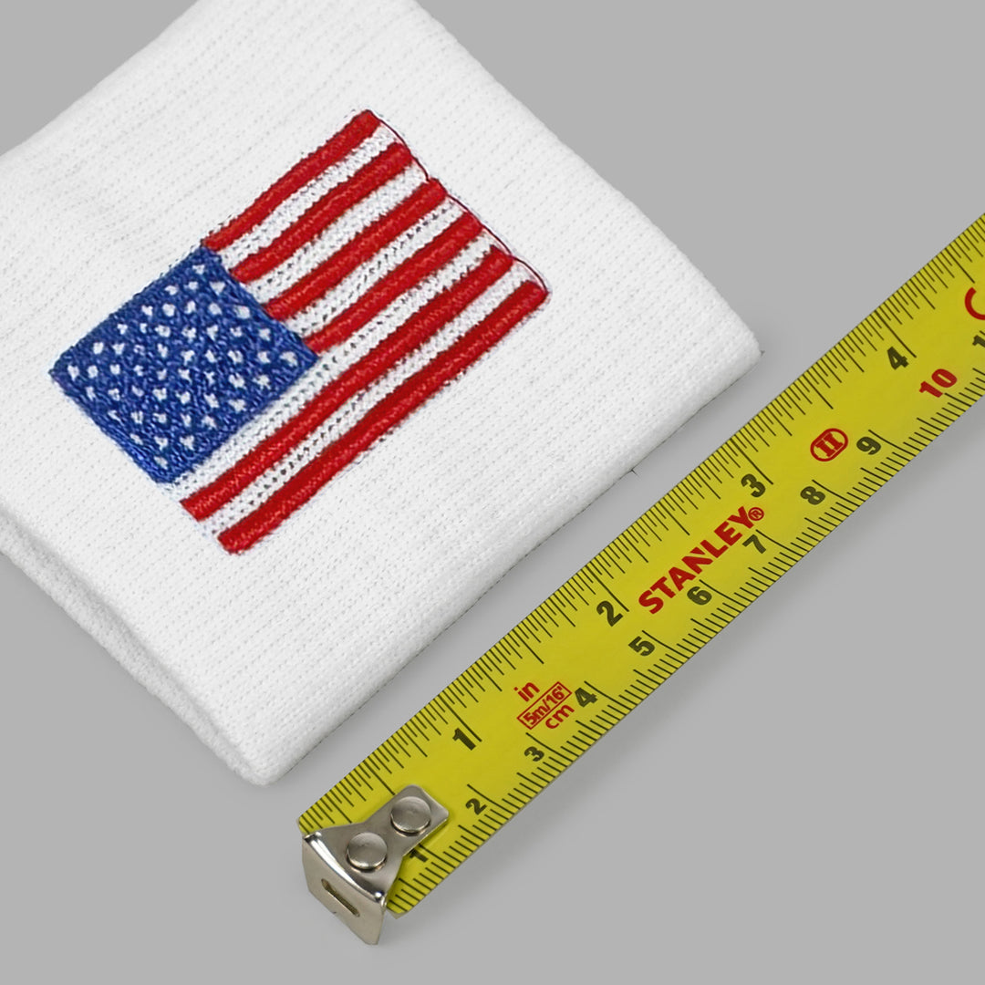 USA Flag Drip Wristband