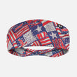 USA Flag Grid 2 Muted Color Headband