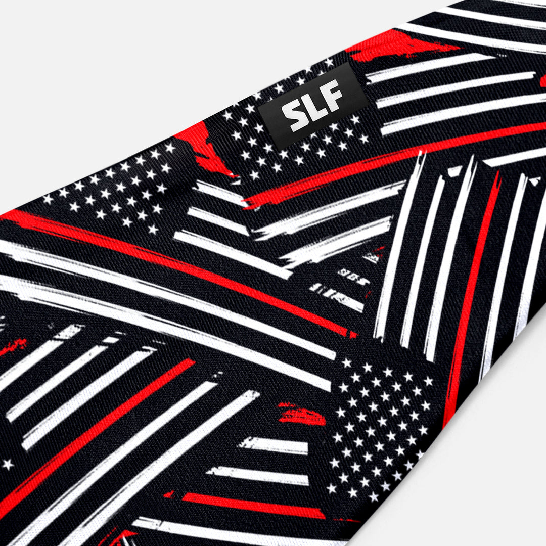 USA Flag Thin Red Line Headband