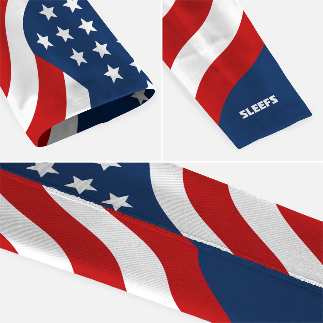 USA Liberty Wave Kids Arm Sleeve