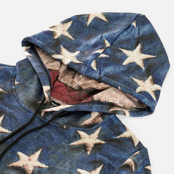 USA Vintage Baseball Hoodie - Big
