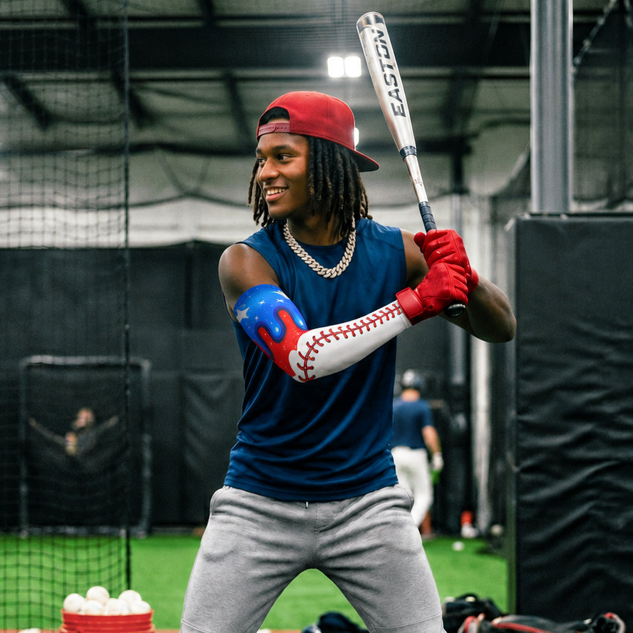 USA Baseball Patriot Stitch Arm Sleeve
