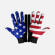 USA Flag Sticky Kids Football Receiver Gloves