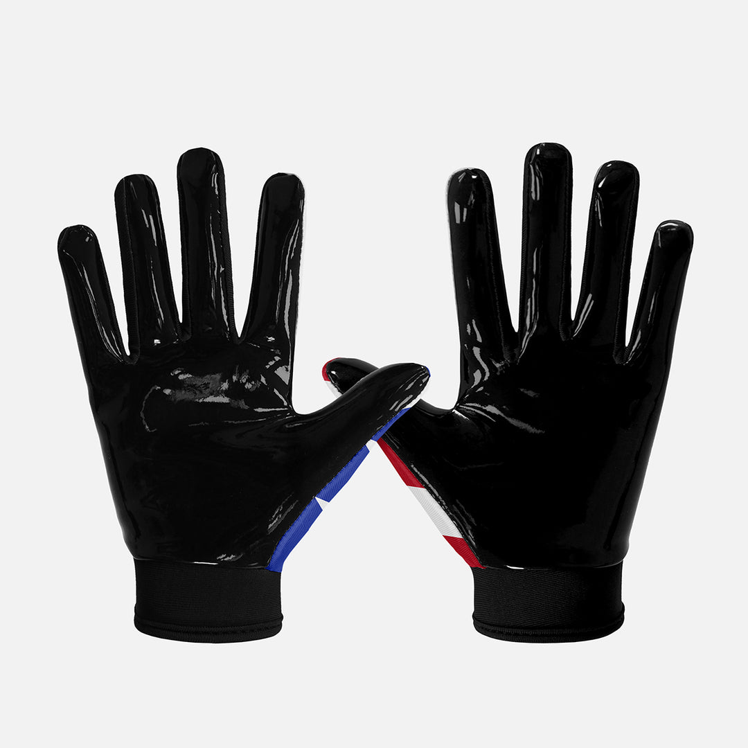 USA Flag Sticky Football Receiver Gloves
