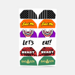 Stickers for Helmet Visor Tabs Collection 