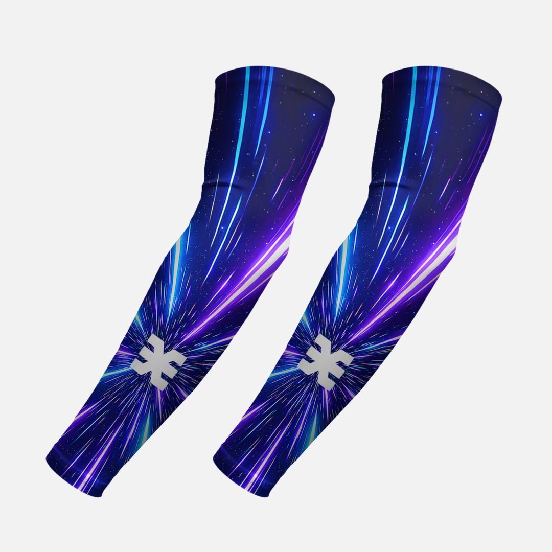 Velocity Purple Running Sleeves - Pair
