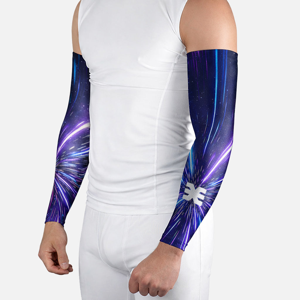 Velocity Purple Running Sleeves - Pair