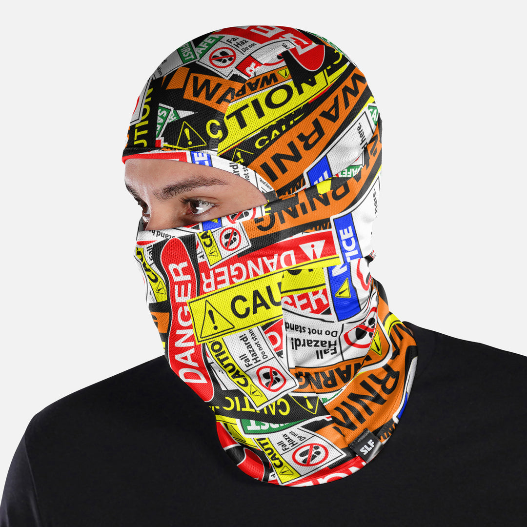 Warning Signs Loose-Fitting Balaclava