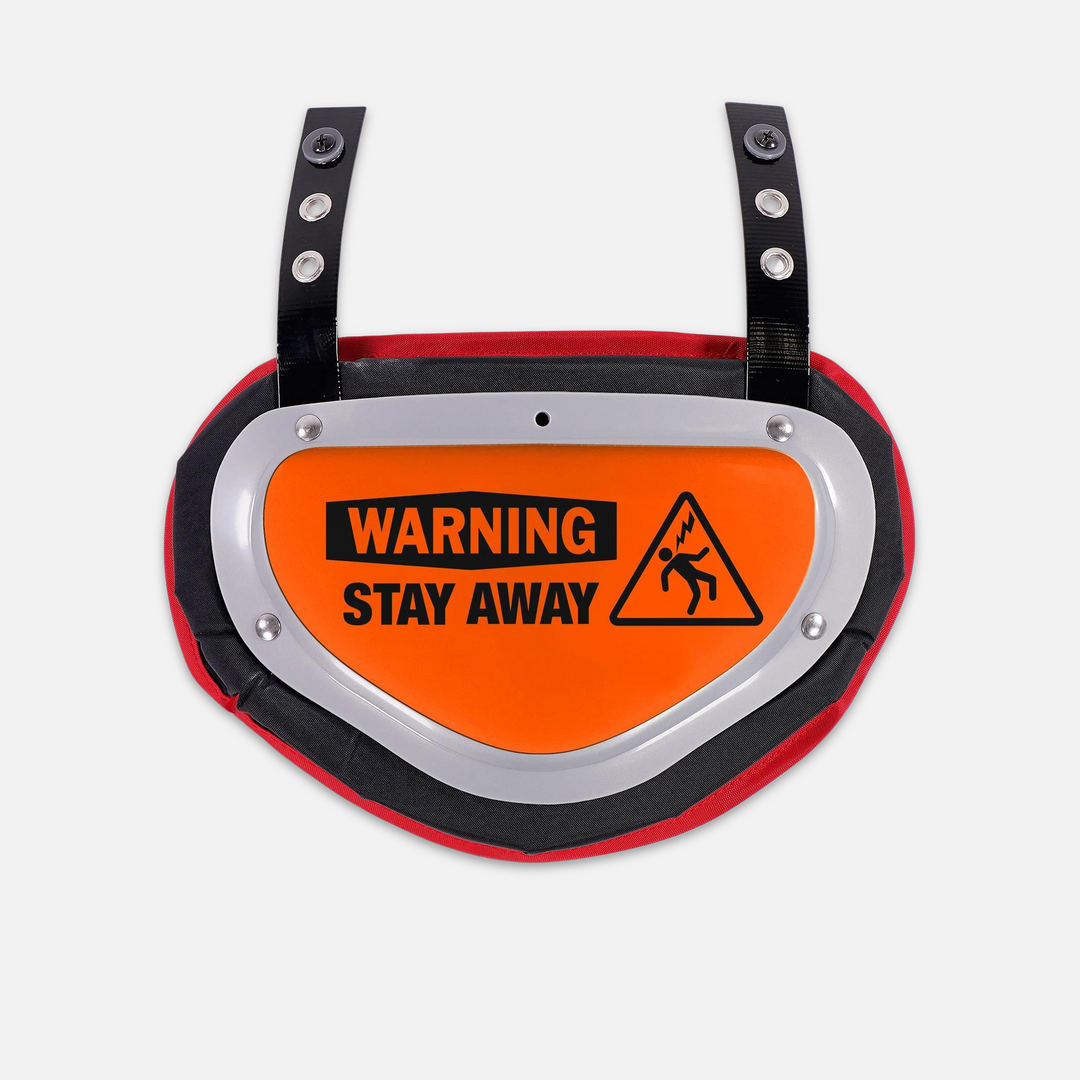Warning Stay Away Sticker for Backplate