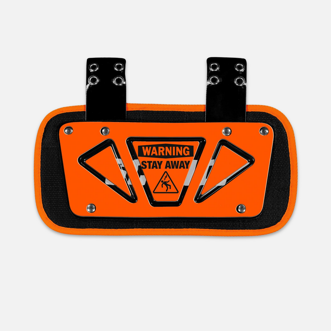 Warning Stay Away Sticker for Backplate