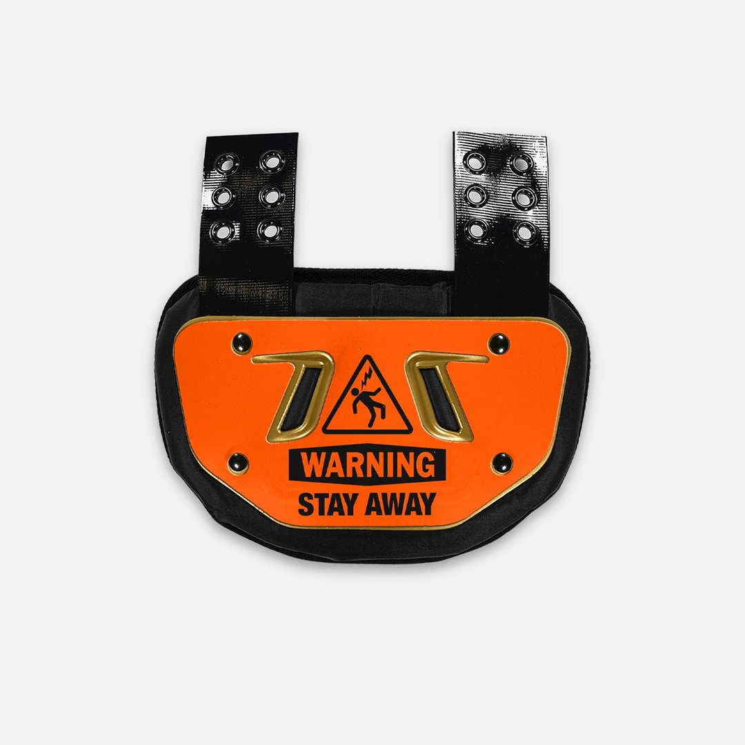 Warning Stay Away Sticker for Backplate