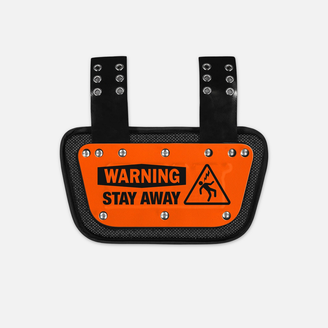 Warning Stay Away Sticker for Backplate