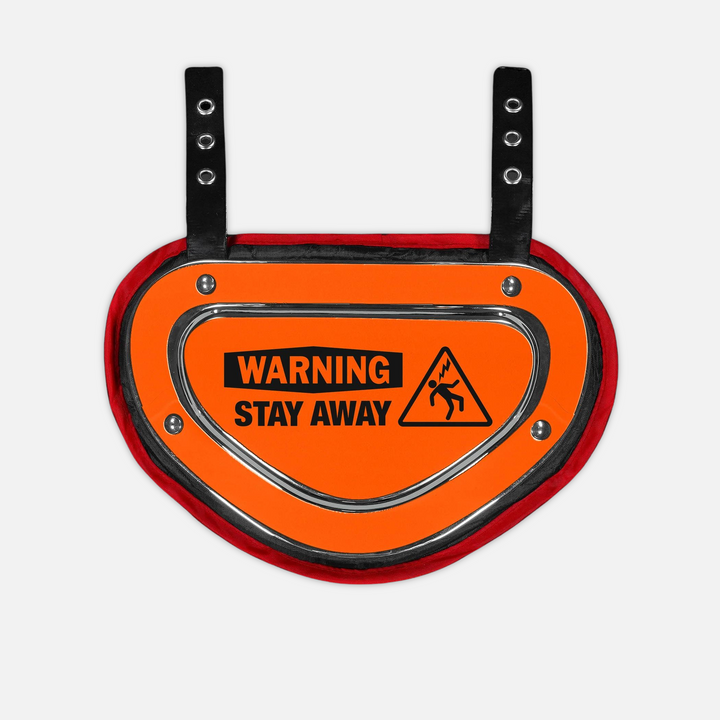 Warning Stay Away Sticker for Backplate