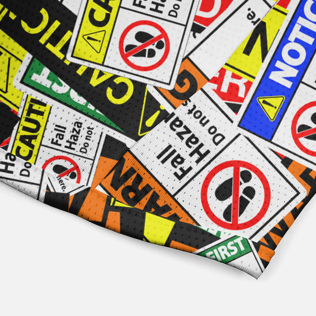 Warning Signs Loose-Fitting Balaclava