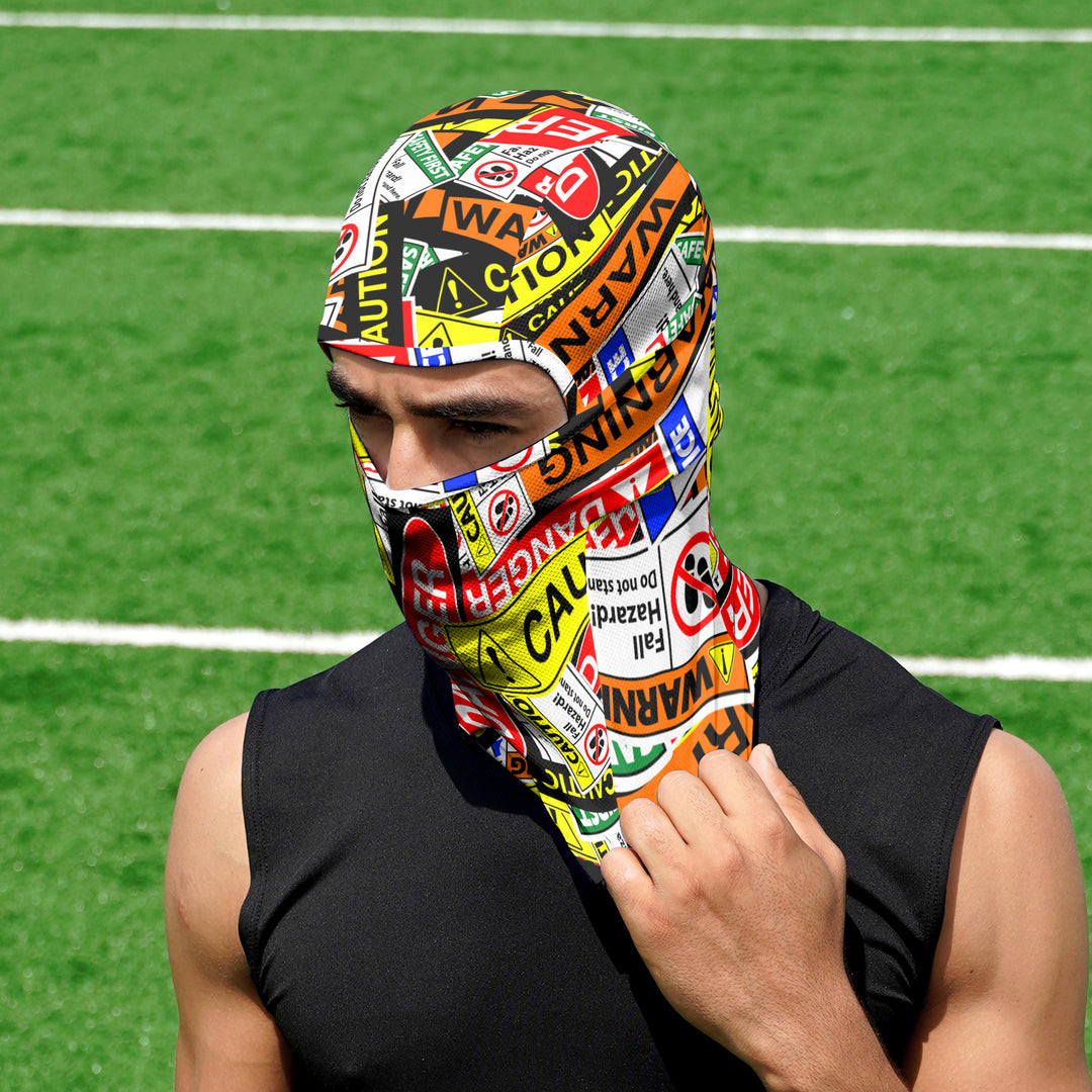Warning Signs Loose-Fitting Balaclava