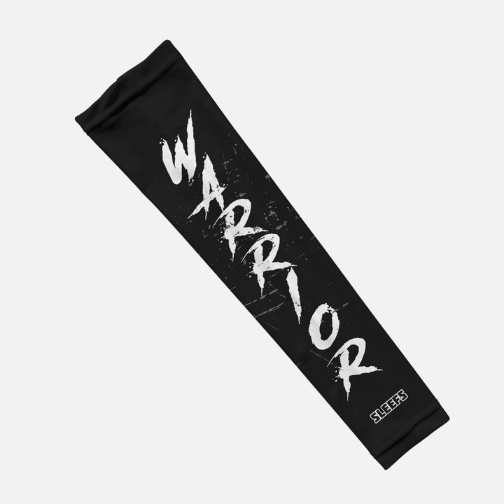 Warrior Grunge Script Kids Arm Sleeve
