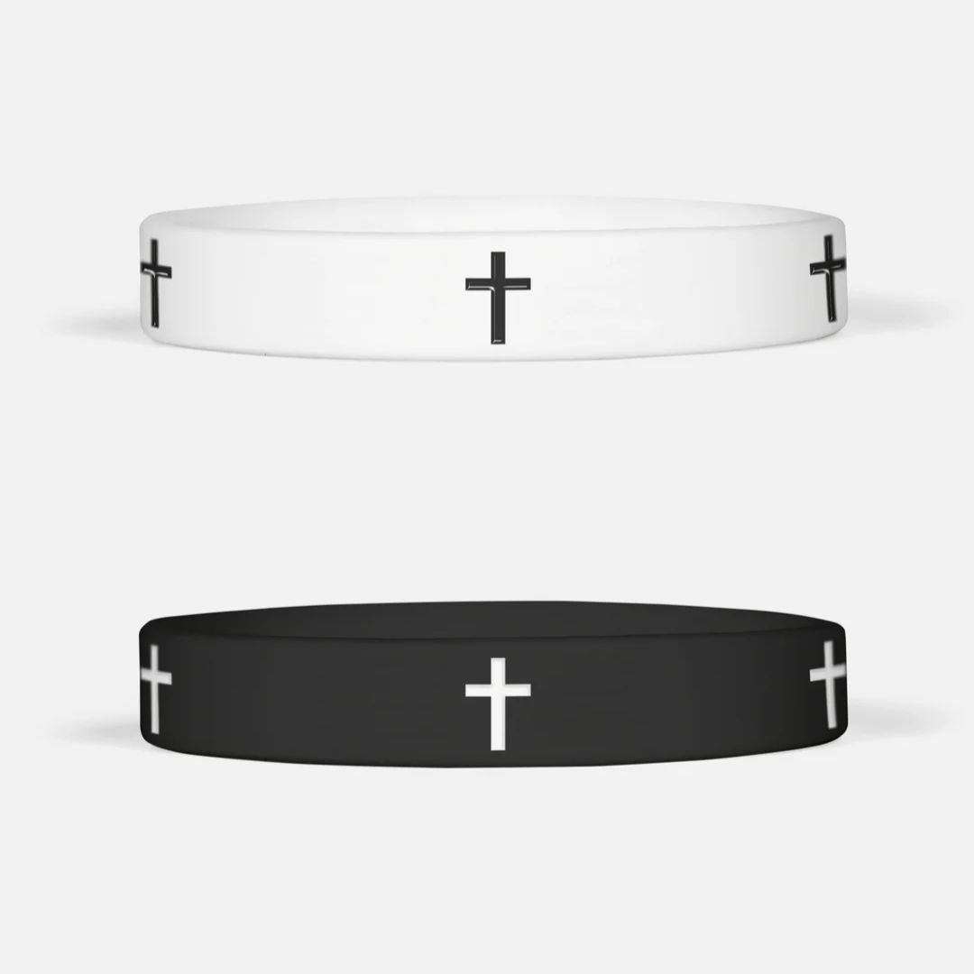 Faith Cross Motivational Wristband