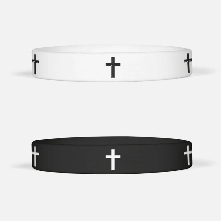 Faith Cross Motivational Wristband