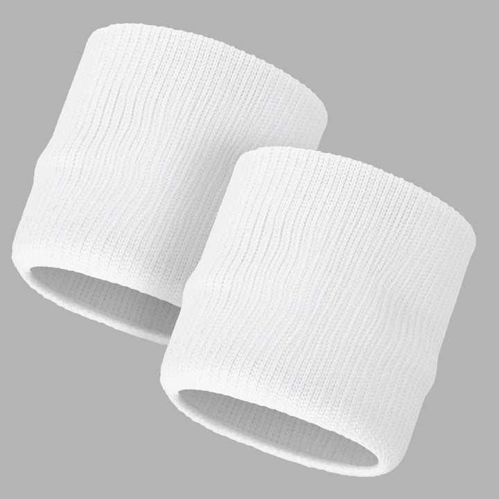 White Drip Wristbands (Pair)