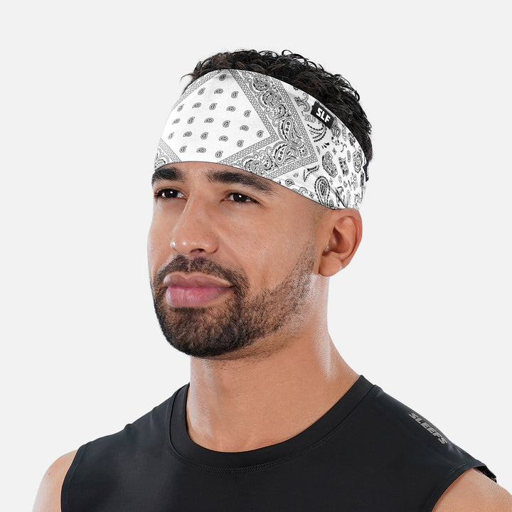 White Classic Bandana Headband