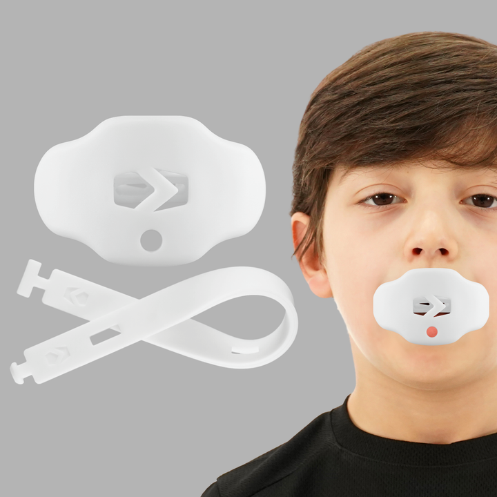 White Kids Soft Football Mouthguard