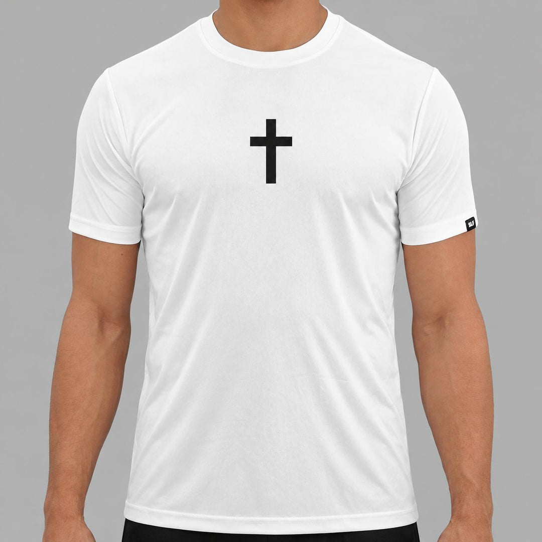 Faith Cross White Quick Dry Shirt