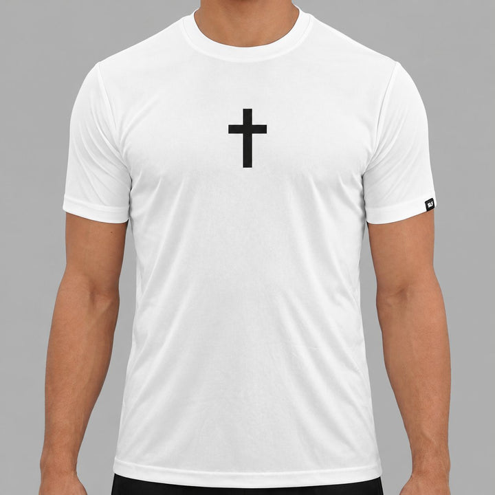Faith Cross White Quick Dry Shirt