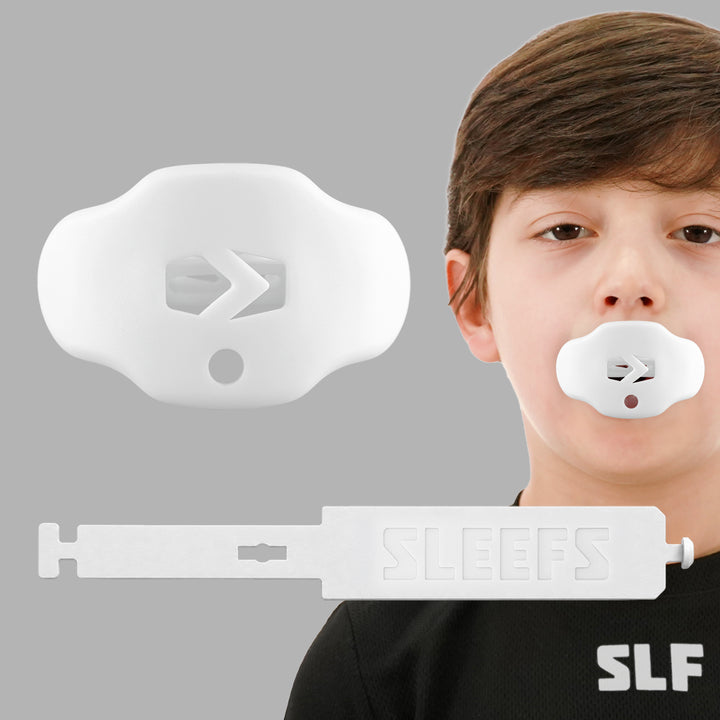 White Kids Soft Football Mouthguard