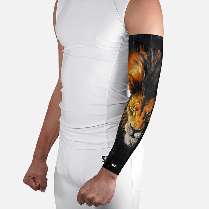 Wild Lion Face Arm Sleeve