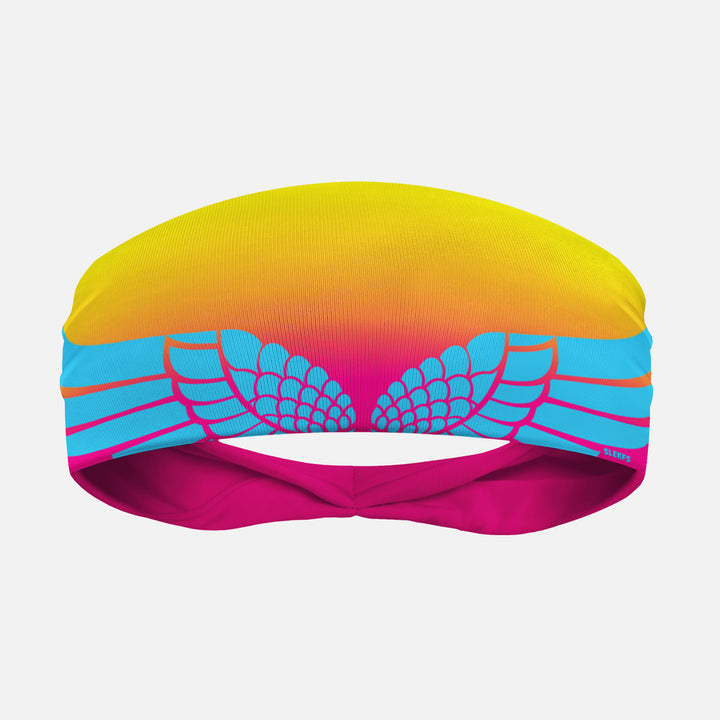 Neon Wings Sunset Headband