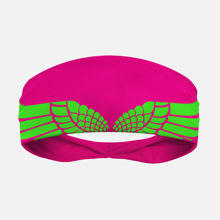 Neon Wings Hyper Pink Headband